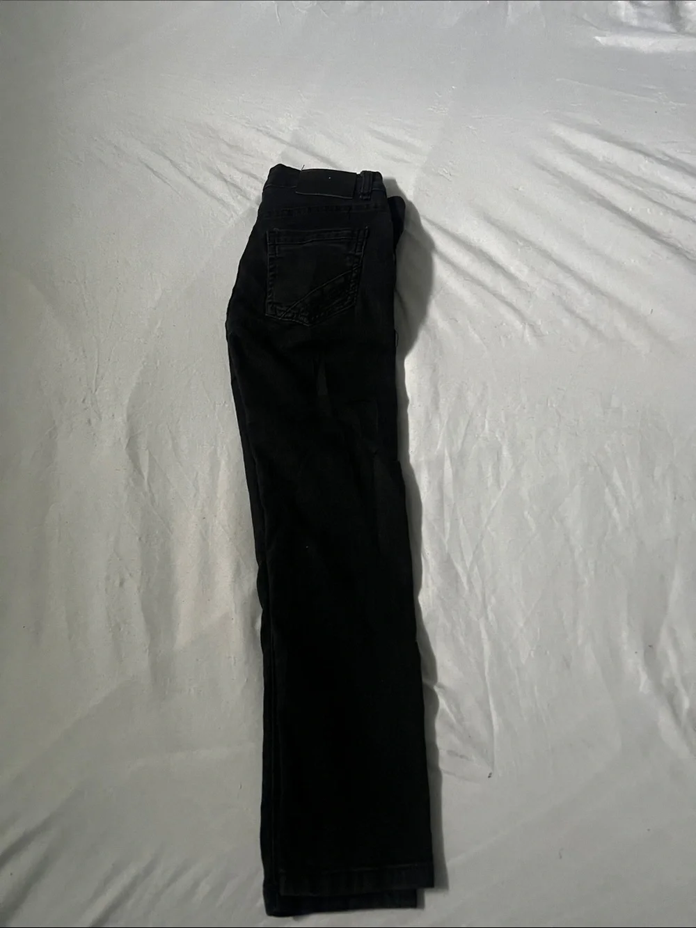 Men's Black Straight Leg Jeans